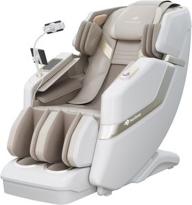 Fauteuil de massage avec commande par application, massage complet du corps avec navigation tactile sur écran, rouleau de yoga pour les pieds, chaleur, airbags - Product Image 1