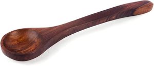 Ensemble d'ustensiles de cuisine en bois de teck naturel Cuillères et spatules de cuisson en bois pour la cuisson d'une fourchette à salade à un prix abordable par ARTISAN AURA - Product Image 5