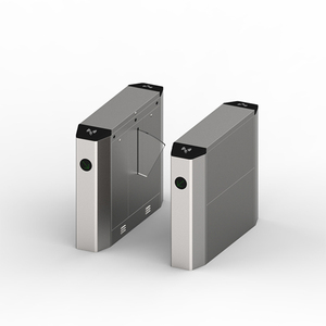 HCW erişim kontrolü ofis ve otel yaya turnike için kanatlı bariyer RFID yüz tanıma parmak izi erişim - Product Image 3