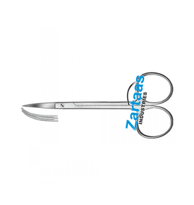 2024 tijeras de goma Dental de acero inoxidable de alta calidad de 12 cm 802 instrumentos quirúrgicos curvos fuente de alimentación Manual - Product Image 3