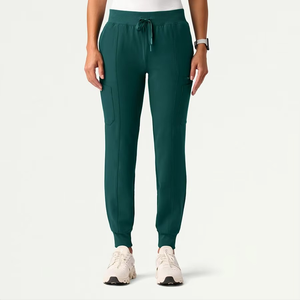 Exfoliantes médicos de atención médica para mujeres de alta calidad, diseños de exfoliación de enfermería personalizados, conjuntos de enfermera de Spandex de rayón tejido a la moda - Product Image 6