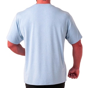 Camiseta Deportiva Personalizada de Color Liso, Corte Regular, 100% Algodón Ecológico, Transpirable, para Entrenamiento, Fitness, Atlética, Larga y Corta - Product Image 3