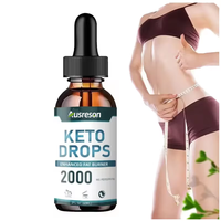 Produits de boissons liquides Keto Diet Ausreson OEM, complément énergétique naturel, gestion du poids, brûleur de graisse, Slim Fast, gouttes Keto BHB