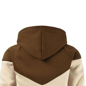 Sudadera con Capucha para Hombre, Talla Grande, de Invierno, Tejida, Forrada, Antiarrugas, de Felpa, Informal, con Estampado, Técnica Lavada - Product Image 4