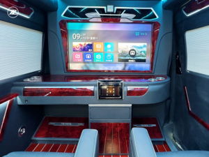 <strong>Van</strong> <strong>Conversion</strong> | Left Hand Drive Automatic Petrol 7 Seats Black Leather Interior with Privacy Divider Luxury for Hiace - Product Image 5