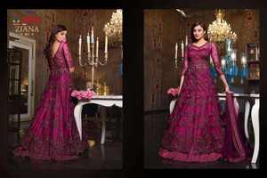 Conjunto de Vestido Anarkali Tradicional con Bordado de Red Pesada, Atuendo Étnico Cómodo para Eventos, Cadena de Suministro Global Asequible - Product Image 2