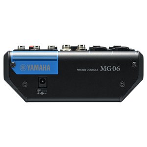 Consola de mezclas Yamaha MG06 de 6 canales con alimentación phantom para estudio y uso en vivo - Product Image 4