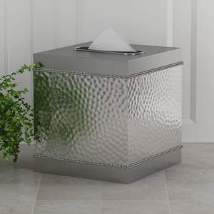 Porte-mouchoir en acier porte-papier de salle de bains étagère de téléphone Chrome mat avec forme carrée pour un prix bas avec vente - Product Image 5