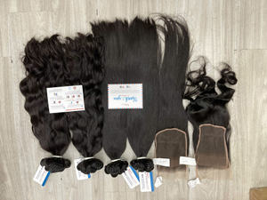 Oferta de Navidad 2025: Extensiones de Cabello Humano Vietnamita con Cierre Suizo HD, Cabello Liso Natural con Nudos Pequeños y Pre-arrancados - Product Image 5