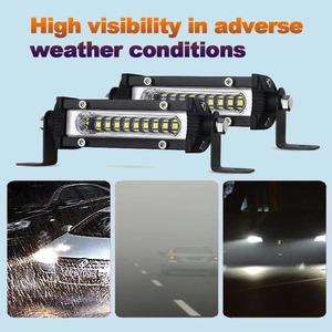 Lumière de travail 12V 24V, 27W, projecteur LED, phares LED pour voiture, moto, camion, bateau, tracteur, remorque, tout-terrain - Product Image 4