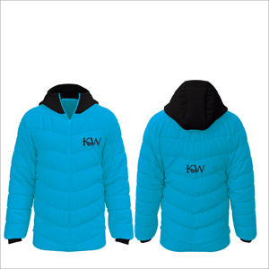 Unisex Adult 100% Polyester Puffer <b>Jacket</b> Quick Dry <b>Waterproof</b> Breathable Outerwear for <b>Winter</b> Outdoor Use XS Size Plain Dyed - Product Image 2