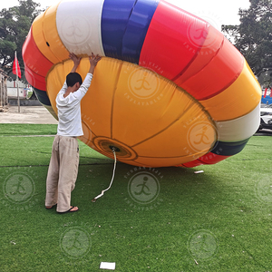 เรือดิสโก้เป่าลมรูปยูเอฟโอ 8 ที่นั่ง ทำจากผ้าใบพีวีซีเชิงพาณิชย์ สำหรับลากจูงในทะเล - Product Image 4