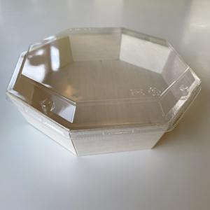 TAKAGI-fiambrera octagonal desechable de madera Biodegradable, caja de pastelería para sushi, para llevar pastel, rollo de sushi, restaurante - Product Image 3