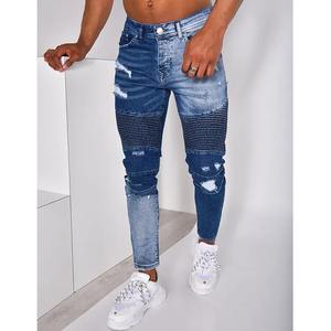 Pantalones Vaqueros de Mezclilla con Estampado Gráfico para Hombre, Estilo Urbano, Estética Streetwear, Jeans Holgados al por Mayor - Product Image 2