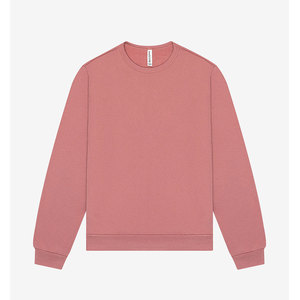 Sudaderas cálidas de lana de invierno con impresión personalizada para mujer, Jersey holgado de cuello redondo, sudadera informal de cuello redondo de Color sólido - Product Image 2