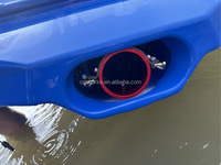 Mini Jet Boat personnalisé Jet ski gonflable en plastique ABS pour enfants 48v batterie tension vente Jet Boat sac pour les eaux de l'océan