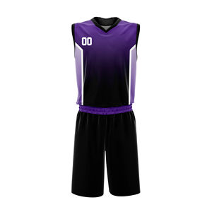 Último diseño de uniforme de baloncesto sublimación personalizado uniforme de baloncesto poliéster verano Pantalones cortos de baloncesto ropa al por mayor - Product Image 1