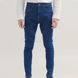 Pantalon en jean pour hommes de la meilleure qualité fabriqué en usine Offre Spéciale dans un style décontracté motif léger et droit taille moyenne - Product Image 1