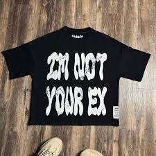 OEM personalizado de alta calidad Boxy camisetas de gran tamaño Rhinestone algodón Streetwear recortado cuello redondo lavado sucio desgastado hombres camiseta - Product Image 6