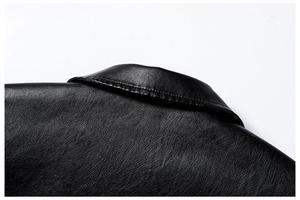 เสื้อแจ็กเก็ตหนังสำหรับผู้ชายดีไซน์แบบกำหนดเองโลโก้และป้ายแบบกำหนดเอง - Product Image 3