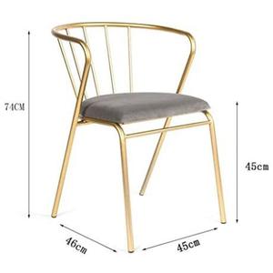 Premium Quality Vintage Style Iron <b>Chairs</b> with a <b>Rustic</b> Charm Perfect for Living Room and Outdoor Garden Seating Arrangements - Product Image 3