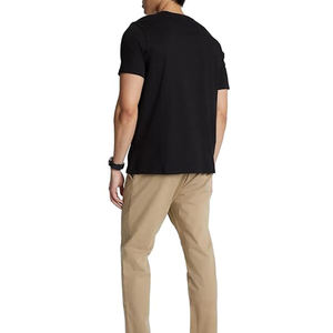 T-shirts en gros de haute qualité, 100% coton, 210 grammes, impression de logo personnalisée, poids lourd, surdimensionnés, tailles grandes, t-shirts pour hommes - Product Image 3