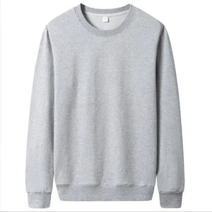 Sweat-shirt pour homme 100% coton de haute qualité, sweat-shirt à col rond, logo personnalisé, épaules tombantes, streetwear décontracté - Product Image 2