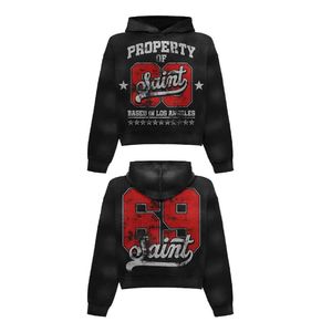 OEM Manufacturer Y2k <b>Men</b> French Terry 100% Cotton Oversized Heavyweight Full Zip up Hoodie And Jogger Tracksuit <b>Set</b> - Product Image 6