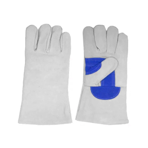 2025 Guantes de soldadura de cuero de seguridad de alta protección Premium baratos de fábrica Guantes de cuero de vaca Guantes de cuero de seguridad - Product Image 6