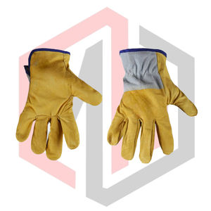 Guantes de Cuero de Seguridad para Conductor, Color Personalizado, Logotipo, Guantes de Trabajo para Exteriores, Antideslizantes, Resistentes al Desgarro, Transpirables, Sin Silicona - Product Image 5