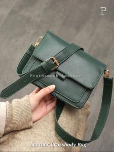 กระเป๋าคาดลำตัวหนังมีโครงสร้างสำหรับโอกาสที่กำหนดเงาหนังเรียบคลาสสิกสีดำดีไซน์ทางการที่มีความซับซ้อน - Product Image 5