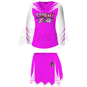 Uniformes de Cheerl Girl hechos a medida de estilo único, fabricación de Pakistán, uniforme de porristas para deportes - Product Image 3
