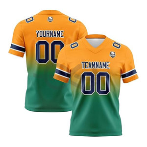 Maillot de football unisexe pour adulte, nouvelle saison, personnalisable avec nom d'équipe, 100 % polyester, service OEM, vêtement de football le plus vendu en gros - Product Image 1