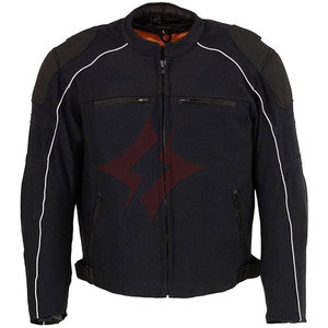 Chaqueta de Motociclismo de Malla Transpirable y Protectora para Todas las Estaciones, Color Negro, Unisex, al por Mayor - Product Image 3