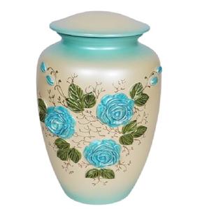 New Arrival Latest Design Wholesale Decorative Metal Cremation Urn Memorial Urn with Polished Design at wholesale price - Product Image 6