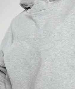 Sweat-shirt ample et surdimensionné pour femme, style streetwear, épaules tombantes, en velours uni, service OEM - Product Image 6