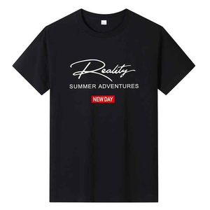 เสื้อยืดผ้าฝ้าย100% ทันสมัยลายพื้นผ้าฮิปฮอป220กรัมถัก - Product Image 6