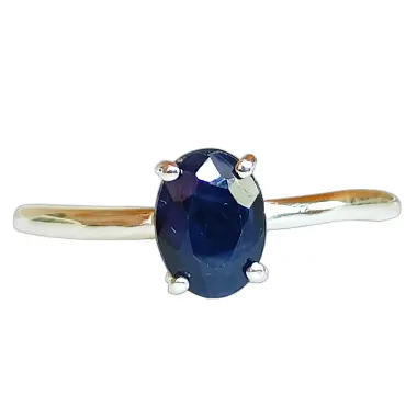 925 Silver Blue Sapphire Ring High Quality Handmade Designer Jewelry Fashion 18k Gold Large Blue Saaphire Rings For Gifts