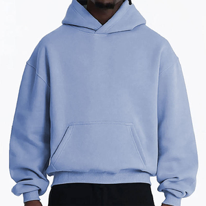 Sweat-shirts d'hiver personnalisés brodés, surdimensionnés, 100% coton polaire, respirants, écologiques, pour hommes, pull-over unisexe, en gros, grandes tailles - Product Image 3