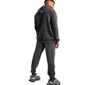 Dernier modèle vente en gros de votre propre survêtement délavé à l'acide, meilleure vente sur mesure, survêtement délavé à l'acide pour homme - Product Image 3