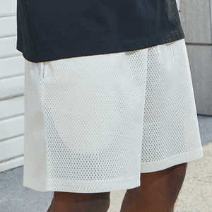 Vente en gros de shorts de sport en maille pour hommes, qualité prix personnalisé, pantalons courts à motif uni - Product Image 4