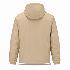 Chaqueta Cortavientos con Capucha Personalizada para Hombre, de Poliéster Ligero, Resistente al Agua, para Viajes al Aire Libre, Casual, OEM, ODM, Marca Privada, Venta al Por Mayor - Product Image 2