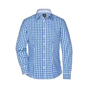 Ladies' <b>Checked</b> Blouse Corporate Merchandising Promotional Polo <b>Shirts</b> - Product Image 2