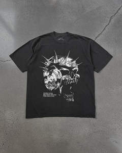 <b>Black</b> Oversized T-<b>Shirt</b> Streetwear Casual Cotton <b>Tee</b> Punk Rock Fashion Top 100% cotton T-<b>shirt</b> for men loose fit printed 2025 - Product Image 2