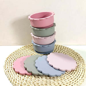 Bol à ventouse en silicone pour bébé, mignon, OEM/ODM, avec couvercle, forme de lion, marque personnalisée, écologique, design unique, Vietnam - Product Image 6