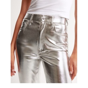 Look Sexy Offre Spéciale Taille Haute Stretch Serré Maigre Façonner Noir Faux Cuir Leggings Pantalon Femmes Exporter De BD - Product Image 2