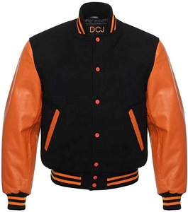 Chaqueta Varsity OEM de Alta Calidad para Hombre, con Cuello Alto, Personalizable, en Tela de Lana, Nueva Colección 2026 - Product Image 5