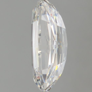 Diamant de laboratoire de forme ovale taille étagée de 1 carat, clarté VVS, couleur D, taille excellente, diamant en vrac pour la fabrication de bijoux - Product Image 3