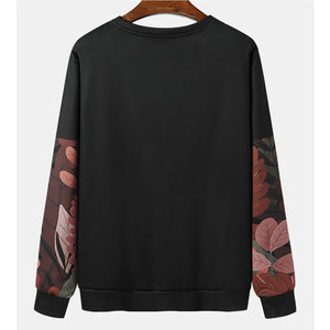 Sudaderas básicas de contraste de color de talla grande, ropa, sudaderas para hombres, pulóver, sudaderas para hombres - Product Image 2