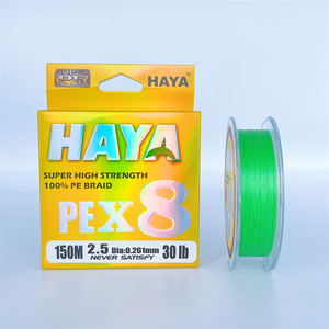 Lenza HAYA X4 X8 X9 X12 X16 resistente all'abrasione Super Line Zero Stretch e bassa memoria diametro Extra <span class=keywords><strong>sottile</strong></span> - Product Image 6